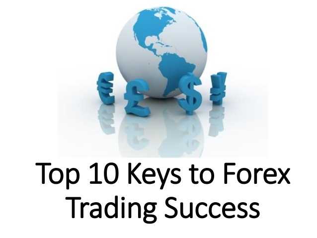 what is the key to success forex trading