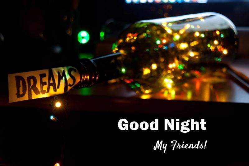 good night messages for friends with images