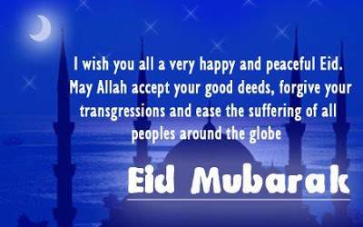 70 Happy Eid Mubarak Wishes, Messages and Images