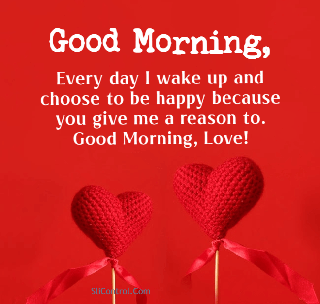 good morning message for her 