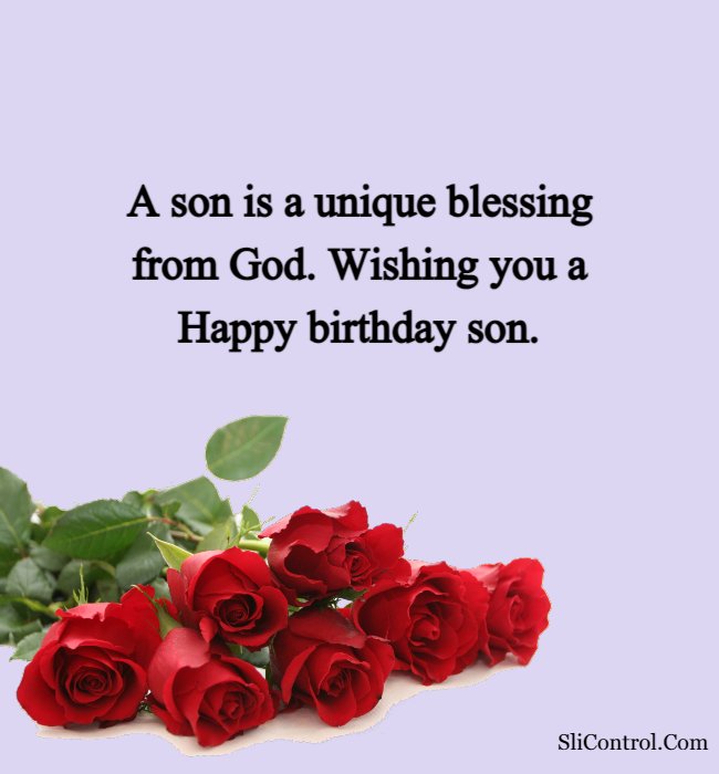 happy birthday son