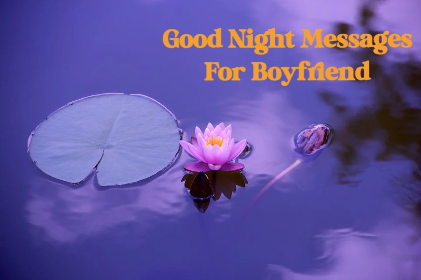 Good Night Messages For Boyfriend with Wishes Greetings Pictures