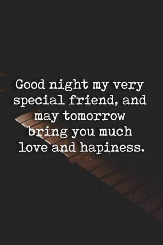good night message quotes for friends