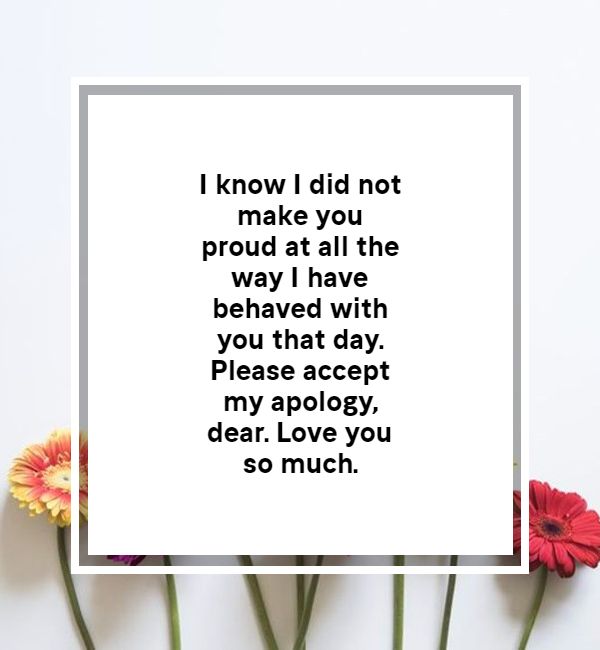 sorry quotes for husband