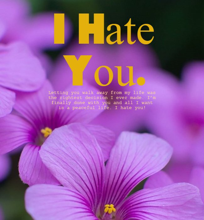 i hate you quotes