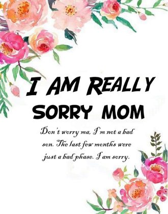 315 Sorry Mom Messages - Perfect Apology Quotes To My Mother