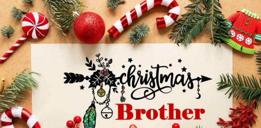 Cute Xmas Messages for Brother With Images Merry Christmas Brother