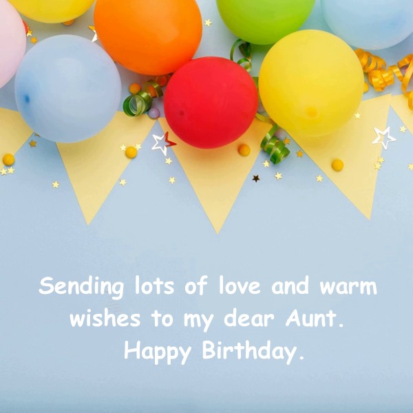 Beautiful Birthday Messages for Aunt Aunty Happy birthday Pictures