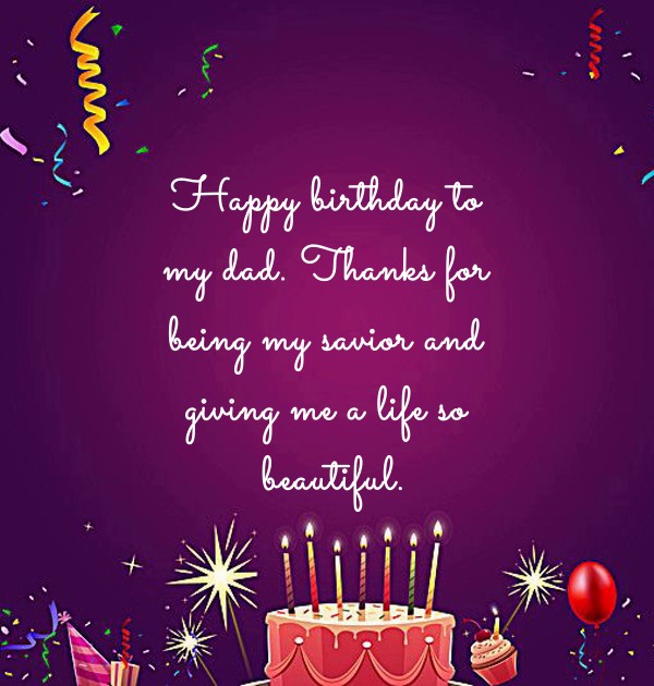 Birthday Wishes for Father Quotes and Status with images