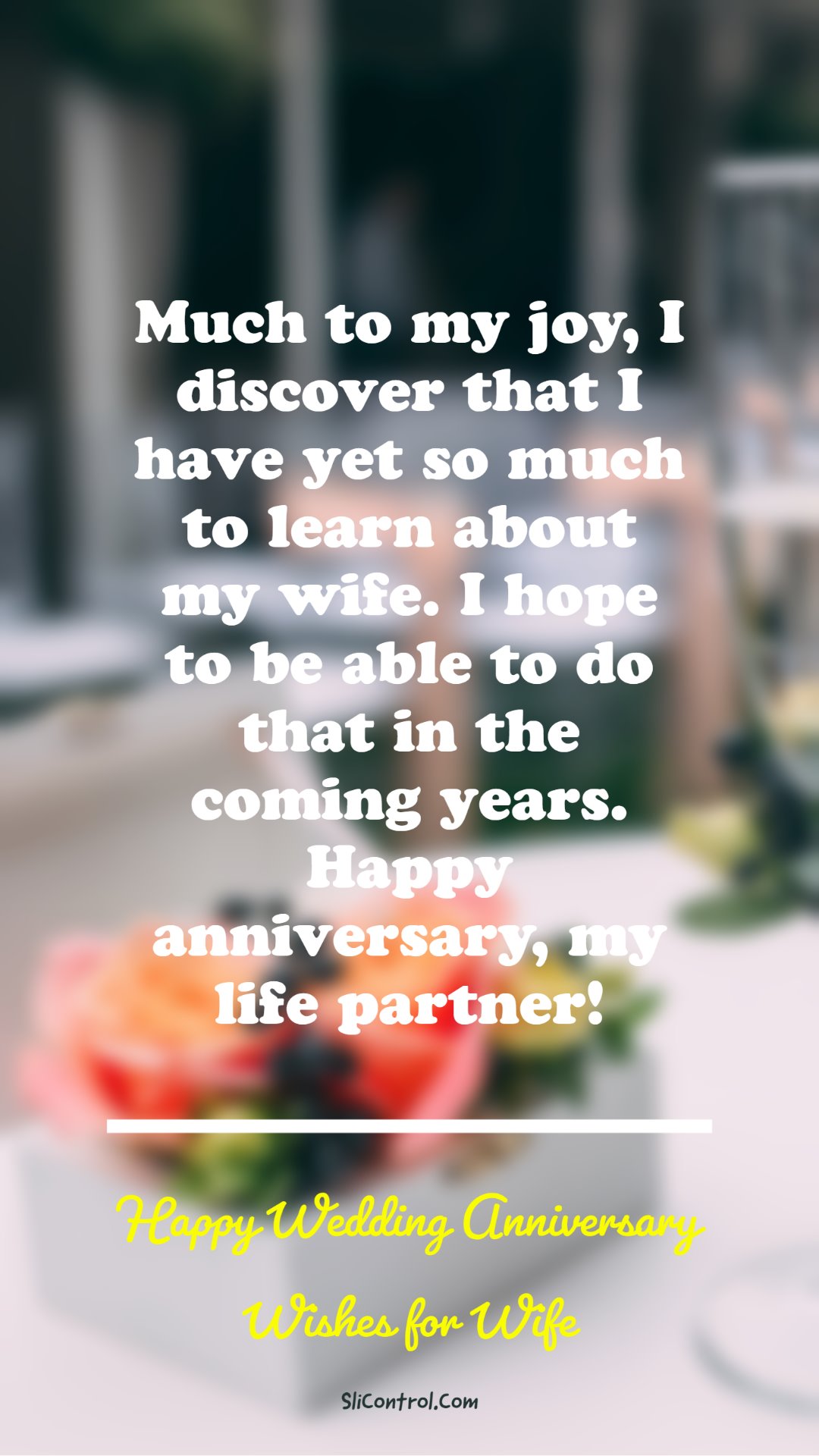 happy anniversary wishes for wife in english