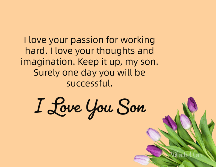 Cute I Love You Quotes for Son with beautiful Pictures