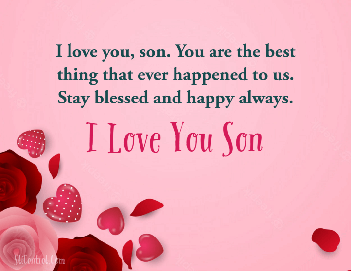 Sweet I Love Messages For Son and Images