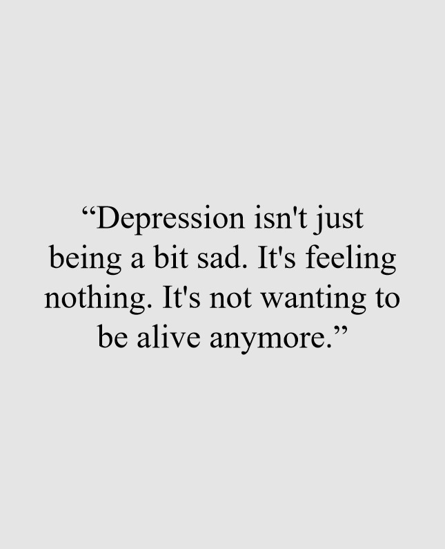 Depression quotes in English