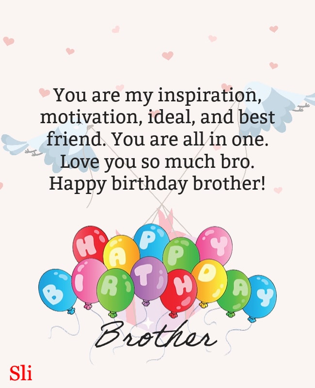 Happy Birthday Wishes, Quotes & Messages for Brother and pictures