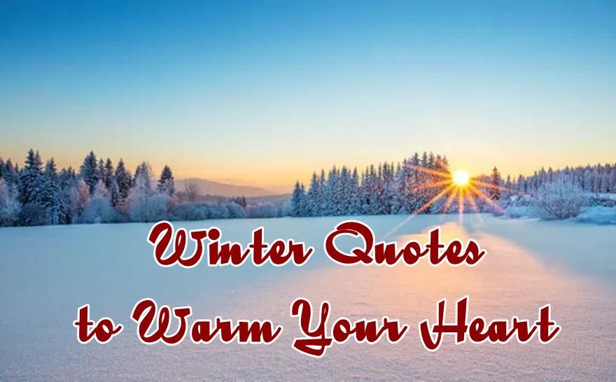 65 Winter Quotes to Warm Your Heart - SliControl.Com