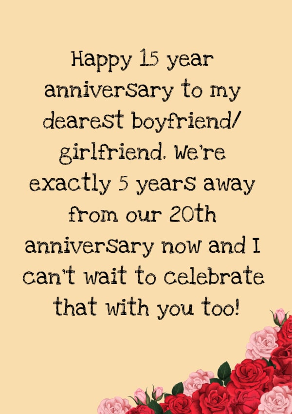 15 year anniversary quotes for husband and pictures