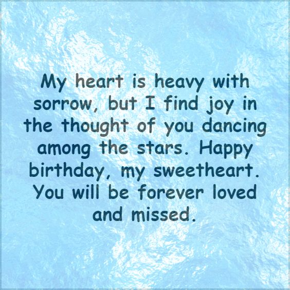 Happy Heavenly Birthday Messages